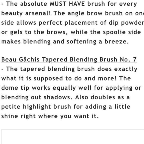 BEAU GÂCHIS No. 7 Collection Eye Makeup Brushes - Picture 5 of 8